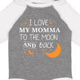thumbnail image 4 of Inktastic I Love My Momma To The Moon and Back Boys or Girls Long Sleeve Baby Bodysuit, 4 of 5
