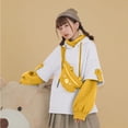 thumbnail image 6 of Edvintorg Kawaii Sweatshirt with A Hood Cute Brown Bear Long Sleeve Autumn Winter Hoodie Sweatshirt with Personality Bag Women's Clothing, 6 of 6