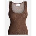 thumbnail image 5 of No Boundaries Sequin Sweater Tank Top, Women's and Women's Plus XXS-4X, 5 of 5