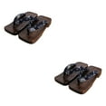 thumbnail image 3 of maskred Japanese Clogs Slippers Geta Sandals Flops for Men Women Fashionable and Versatile Blue Square Size 42 2Set, 3 of 6
