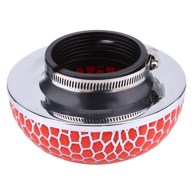 Filtro de aire de seta filtro de aire acero inoxidable reutilizable fácil instalación metal lavable altamente modificado + tela para coche ANGGREK Otros