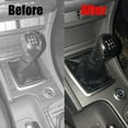thumbnail image 2 of Mduoduo 5 Speed Manual Gear Shift Knob for Ford Fiesta MK7 Focus MK2 FL B-max C-Max S-max for Mondeo MK4 for Galaxy MK3 for Kuga Transit-Connect 2008-2013 Black PU Leather, 2 of 9