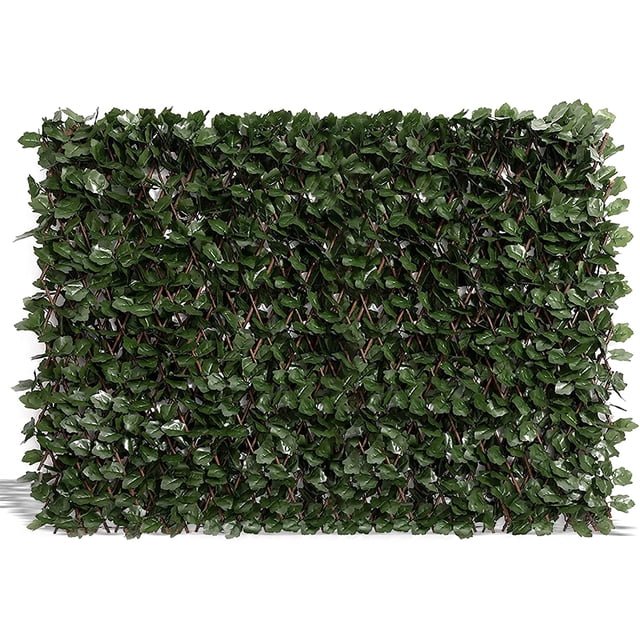 Expandable Fence Privacy Screen for Balcony Patio Outdoor, Faux Ivy Fencing Panel for Backdrop Garden Backyard Home Decorations - 1PACK