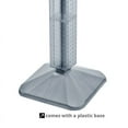thumbnail image 3 of Azar 48"(H) x 4"(W) x 4"(D) Standard 4-Sided Interlocking Pegboard Display Tower Clear 700225-CLR, 3 of 4