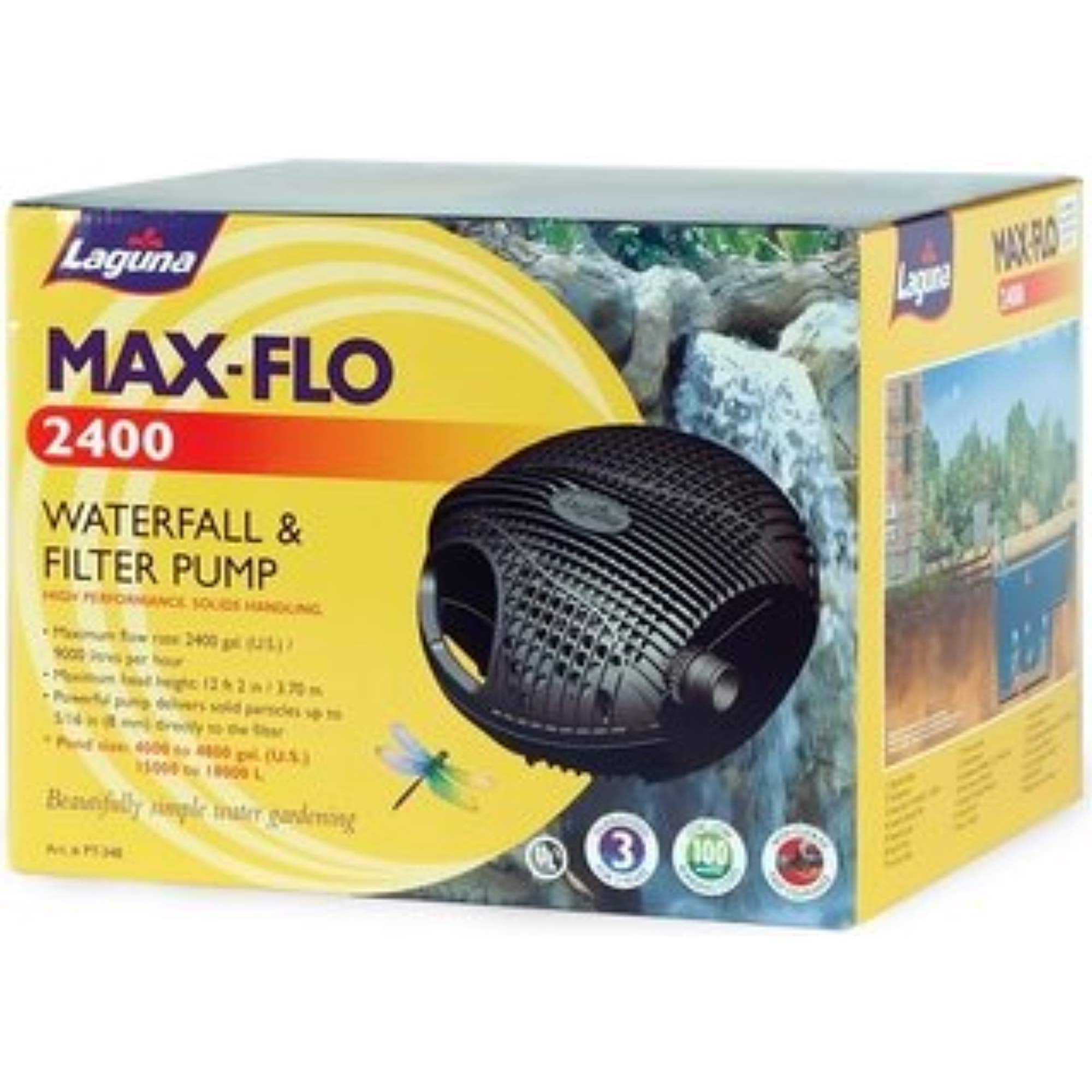 gal Laguna Max-Flo 600 Waterfall & Filter Pump for ponds up to 1200 U.S 