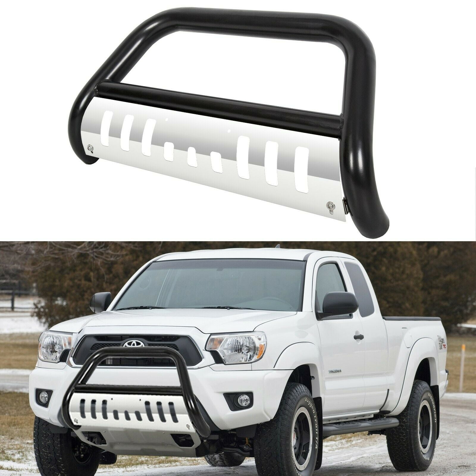 Bull Bar Push Bar Bumper Grille Guard Fit 9804 Toyota / 9698