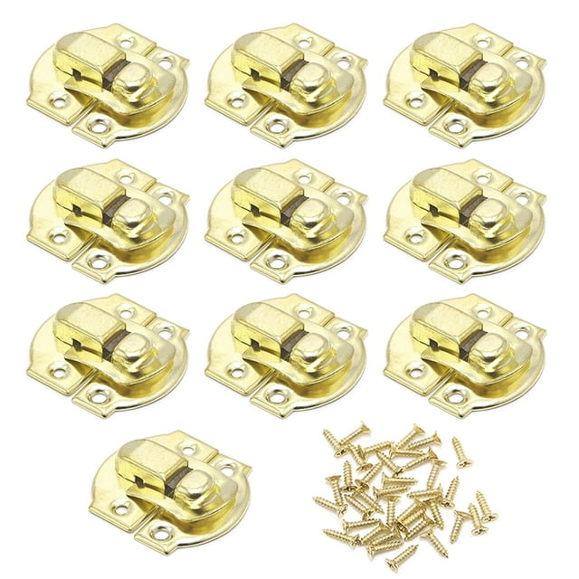 Lefu 10PCS Treasure Box Buckle Iron Wooden Box Buckle Lock Buckle Retro Small Buckle