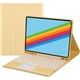 thumbnail image 1 of Funda con teclado táctil para iPad de 9.ª/8.ª/7.ª generación (2021/2020/2019) de 10,2 pulgadas, con portalápices - Teclado Bluetooth táctil magnéticamente desmontable, 1 of 7