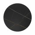 thumbnail image 5 of Milan Delphie Black Contemporary Ceramic Top Table with Cone Shaped Base, 5 of 6