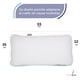 thumbnail image 4 of Almohada Córdoba Memory Foam Firmeza Media Individual 55 x 35 x 12 cm, 4 of 8