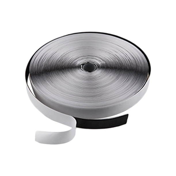 Cinta adhesiva de gancho de 25 m de largo, resistente y entrelazada. Aro Negro 2cm