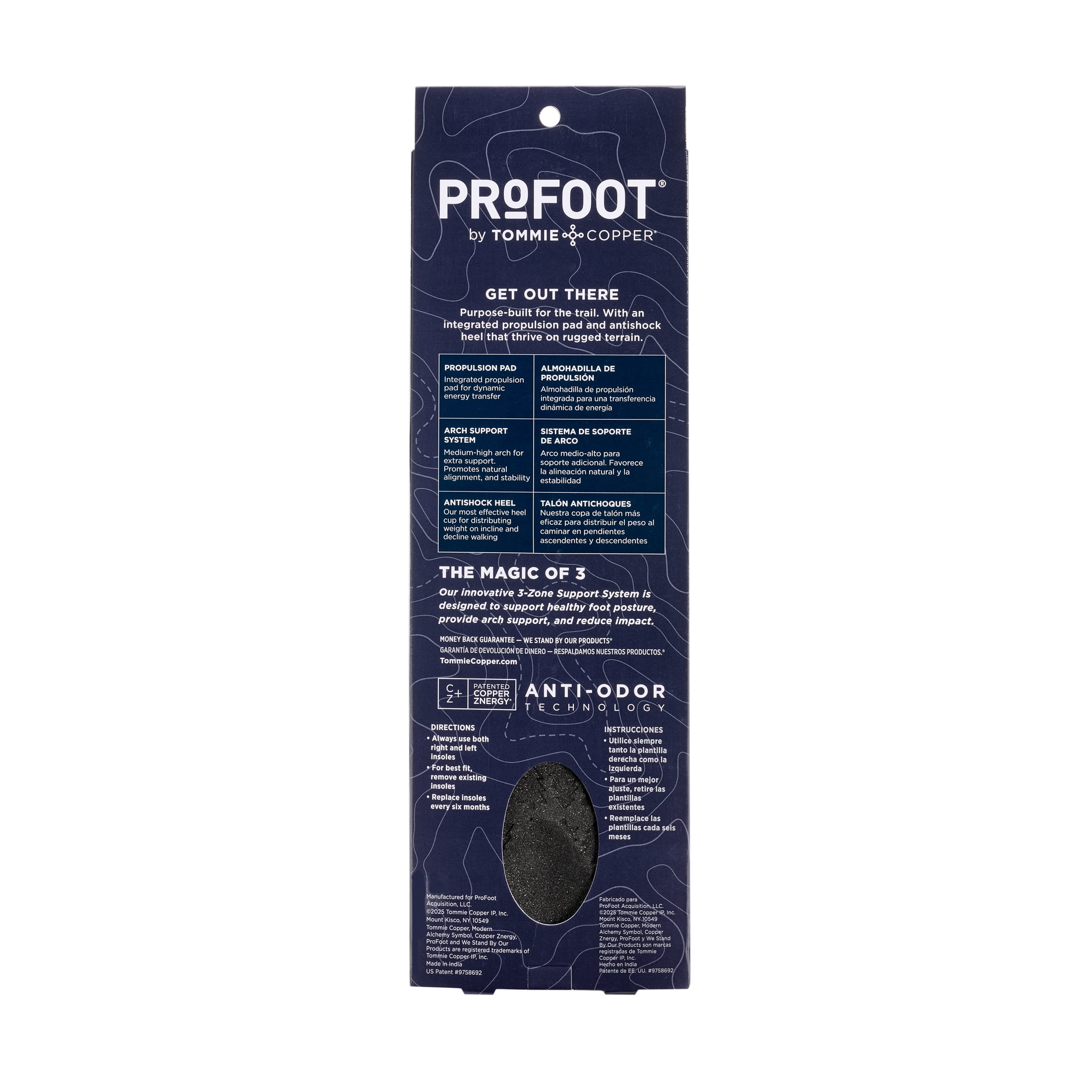 (2 pack) ProFoot TriadTrl M