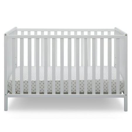 UPC: 0080213072704 | Delta Children Heartland 4-in-1 Convertible Baby Crib  Bianca White