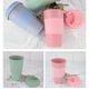 thumbnail image 2 of Speravity Taza de agua, botella de paja de trigo, dispensador de bebidas, organizador, contenedor de cocina, accesorio portátil redondo, Artesanía, 2 of 6