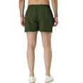thumbnail image 3 of NOMADIC NOOK Men's Solid Color Drawstring Waist Mesh Lining Lightweight Board Shorts 2 Pack, 3 of 7