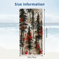 thumbnail image 3 of PHYHOO Ink Painting Christmas Trees Beach Towel Xmas Merry Christmas Beach Towels for Travel Sand Free Quick Dry Towel for Beach Pool Travel Swimming 30x60in, 3 of 8