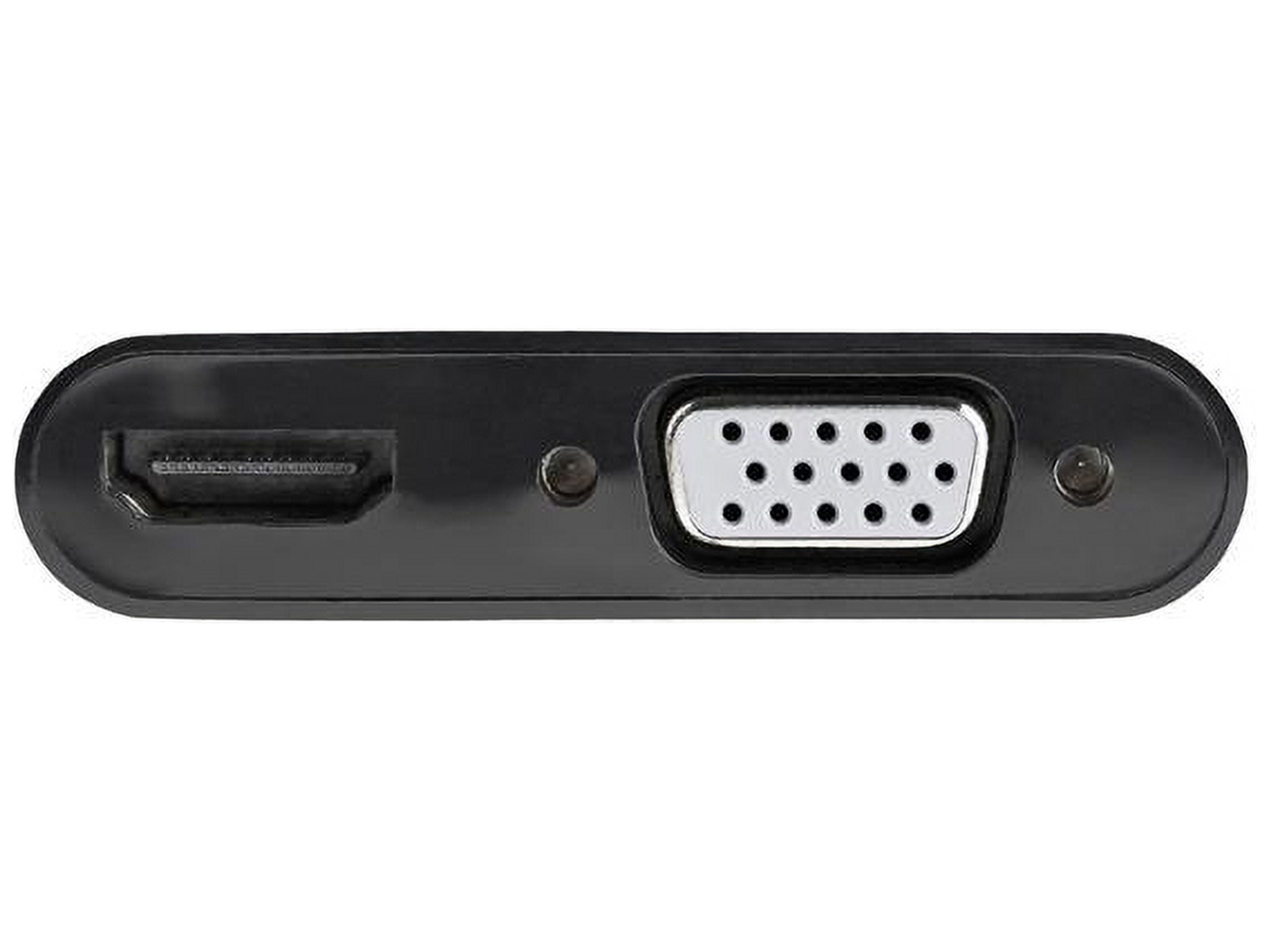 StarTech.com DisplayPort to HDMI VGA Adapter - 4K 60Hz - Multiport Video Converter for Mac & Windows - Male to Female (DP2VGAHD20)