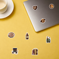 thumbnail image 5 of 35pcs-50pcs Retro Chocolate Stickers PVC Stationery Stickers Kids Stickers for Laptop Suitcase Phone, 5 of 9