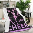 thumbnail image 2 of Cheer Blanket Cheerleader Gifts for Girls, Cheerleader Gifts Blanket, Cheer Gifts for Girls, Cheer Coach Gifts Cheerleader Blanket 50x60 Inch, 2 of 5
