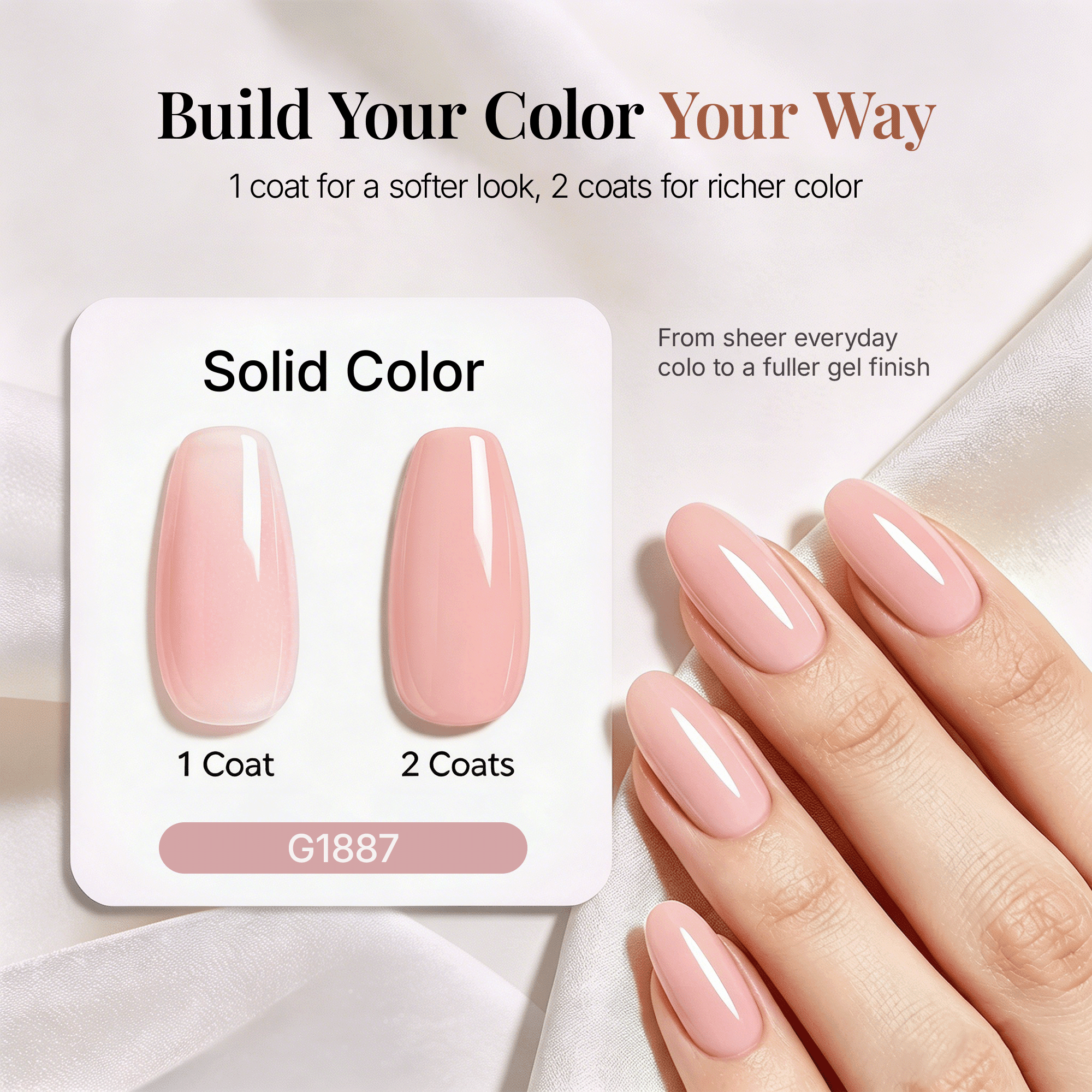 Morovan 10-Color Macaron Gel Nail Polish Set,with Base & Top Coat for for All Season DIY Home Manicure Kit