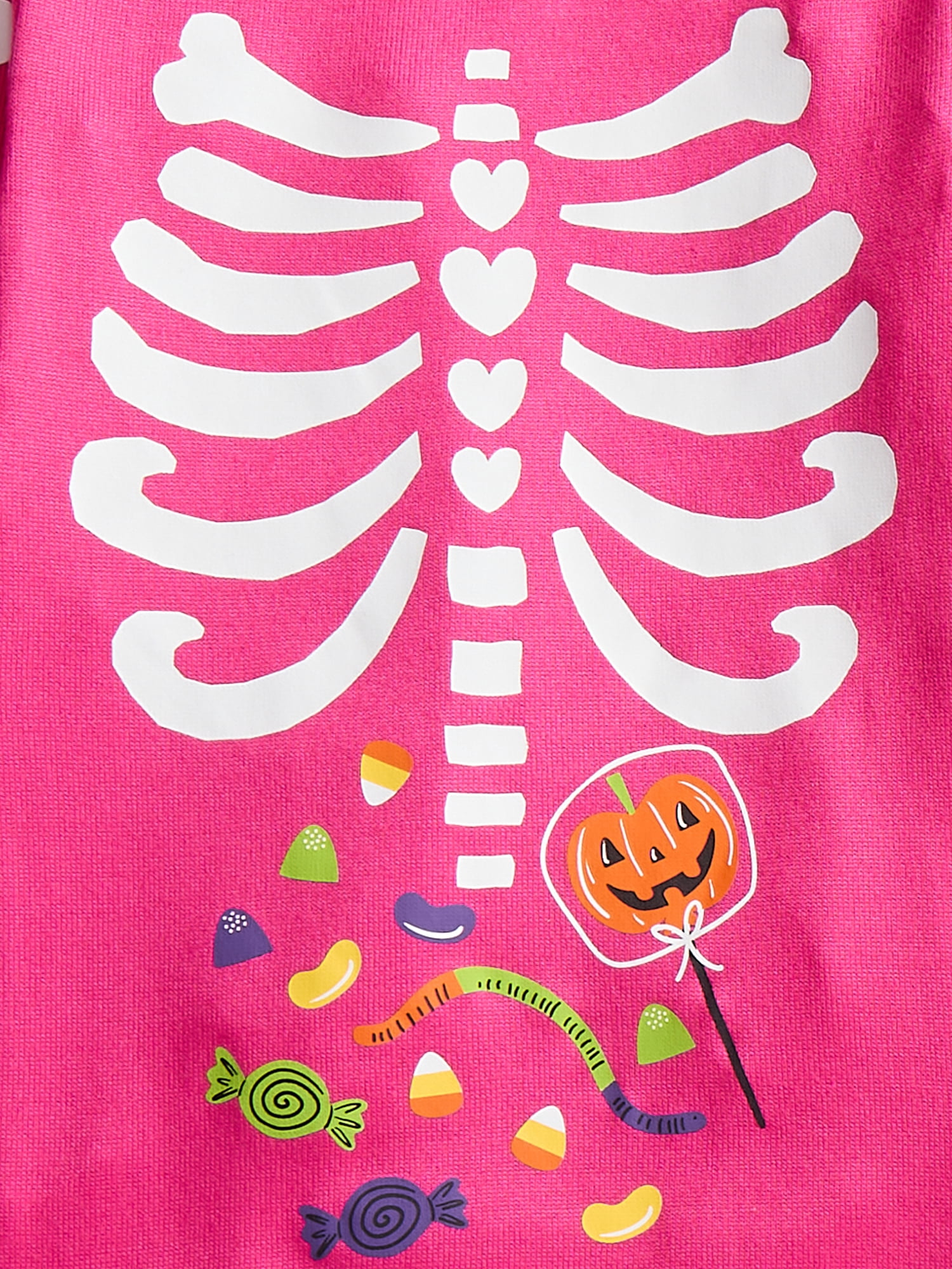 Halloween Girls' Tight Fit Long Sleeve Top and Pants Pajama Set from Way to Celebrate, 2-Piece, Sizes 4-10