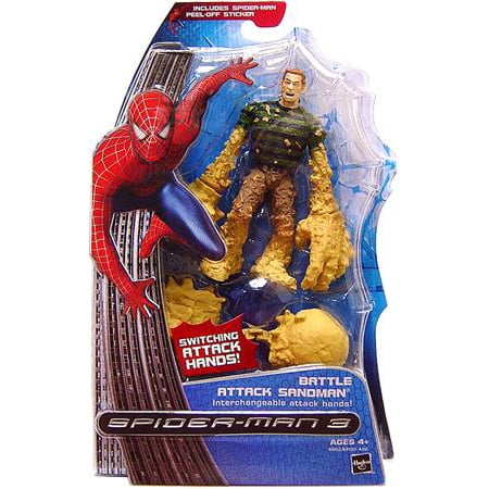 Spider-Man 3 Battle Attack Sandman Action Figure