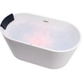 thumbnail image 3 of Vanity Art 54" x 29" Acrylic Freestanding Bathtub with Air Bubble System, VAB6815-XS, 3 of 5