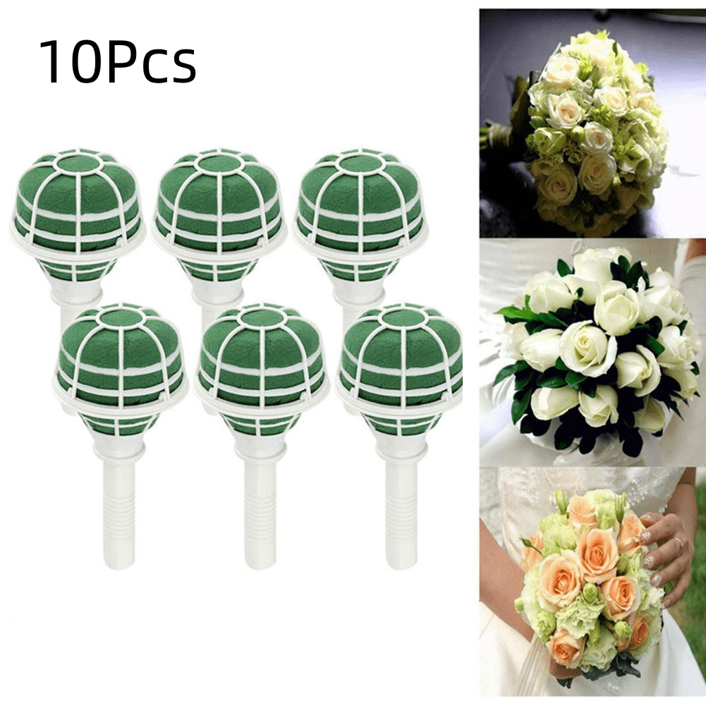 Foam Wedding Bouquet Holder for Fresh and Artificial Flower Arrangements (3  x 7 In) - Bed Bath & Beyond - 37388379