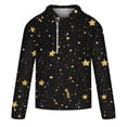 thumbnail image 5 of Hombres Casual Navidad Imprimir Deportes Fitness Pullover Sudadera con capucha y media cremallera Pompotops  oipoqjl52476, 5 of 5