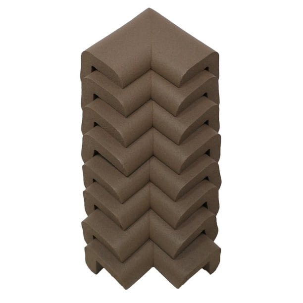 KidKusion Corner Cushions Brown 8 pack