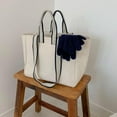 thumbnail image 2 of Sac à Main Tendance Grande Capacité Sac à Bandoulière Mode simple Sac en Toile pour Collège, 2 of 6