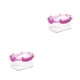 thumbnail image 1 of Billuyoard Contenedores de almacenamiento convenientes Caja Almacenamiento de granos para varios usos Organizadores de caja de almacenamiento rojo púrpura 2Conjunto, 1 of 6