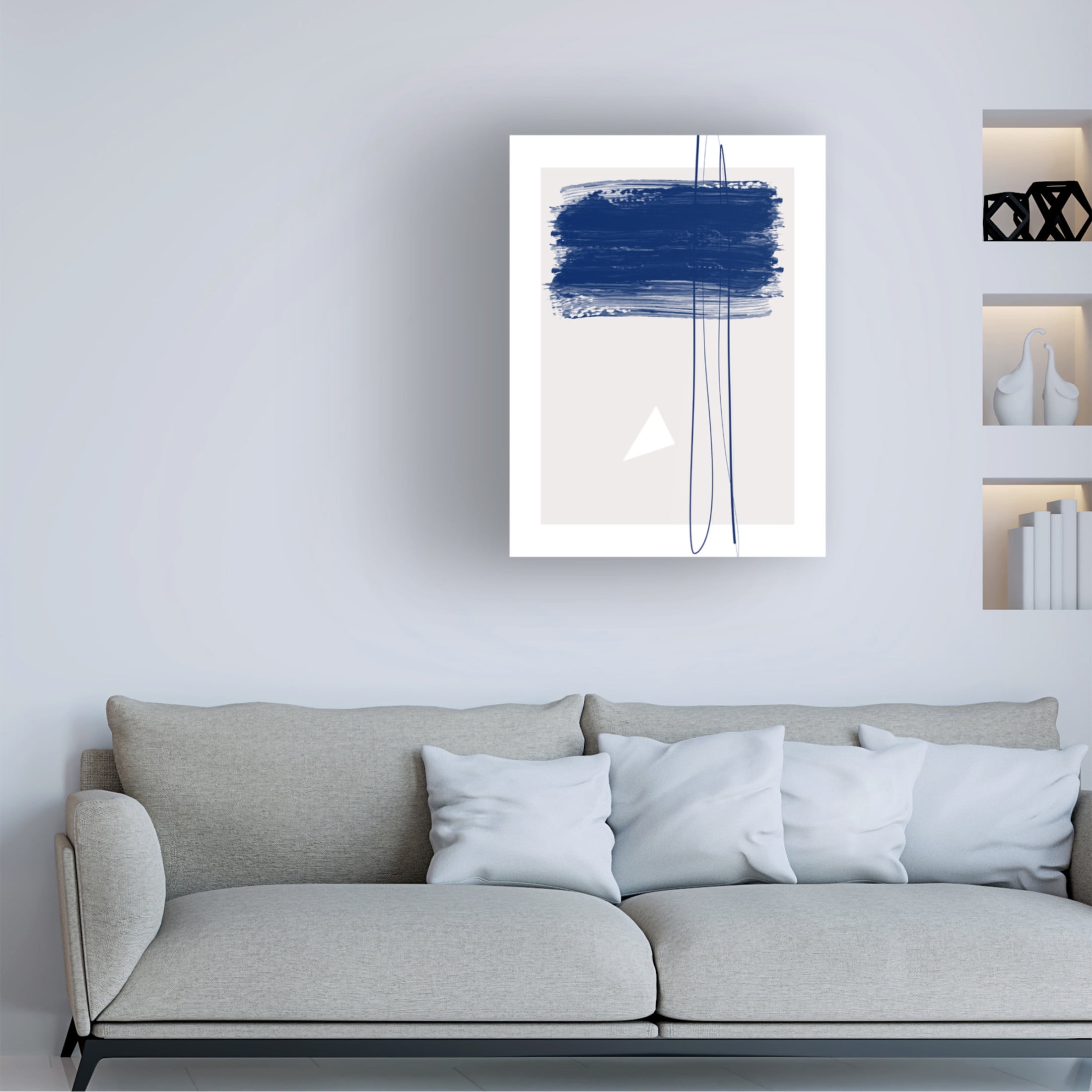Trademark Fine Art Elena Ristova  Indigo27 Canvas Wall Art