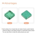 thumbnail image 4 of Uxcell Mosaic Tiles Glass Tiles 1 x 1cm for DIY Crafts, 100Pack(100g,Pine Green), 4 of 6