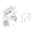 thumbnail image 2 of Feln Metal Kids Desk and Stool Set, White, 2 of 5