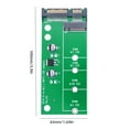 thumbnail image 3 of M.2 NGFF Converter B Key M2 SATA Riser para 2230-2280 M.2 SATA SSD (Verde), 3 of 7