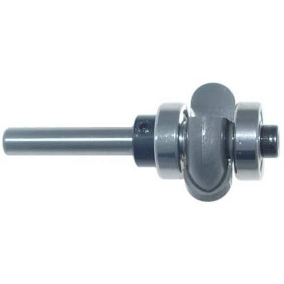 Magnate 6005 Flute Cutting Router Bit — 3/8" Radius; 3/8" Cutting Depth; 1/4" Shank Diameter; 1-3/4" Shank Length; 3/4" Cutting Length
