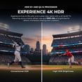 thumbnail image 6 of Titan S200 QLED 85 Inch Outdoor TV, Partial Sun, IP65 Smart Weatherproof TV, 4K HDR, 120 Hz, Tizen AI OS, 1000 Nits, Wi-Fi 5, HDR10+, Outdoor TV Cover, Slim Bezel, 2 Yr Wty, 6 of 8