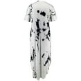 thumbnail image 4 of Robe Longue à Col Rond à Manches Courtes avec Poches pour Femmes, 4 of 4