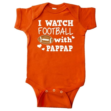 

Inktastic I Watch Football with My Pappap Gift Baby Boy Bodysuit