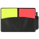thumbnail image 1 of KAKOWELY 1 juego de tarjetas de árbitro de fútbol duraderas rojas y amarillas con un práctico cuaderno y lápiz para todos los niveles de juego y diversos escenarios deportivos., 1 of 5