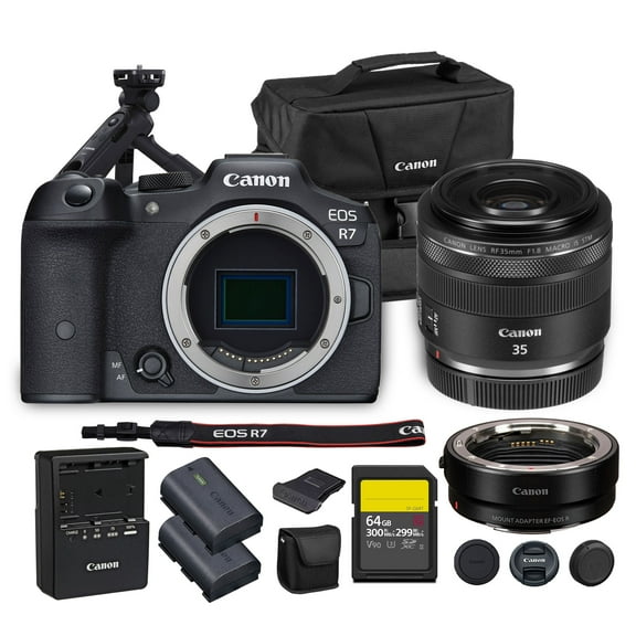 Canon EOS R7 Mirrorless Camera – 32.5MP APS-C Sensor, 4K60p Video