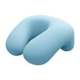 thumbnail image 1 of Siruishop Desk Napping Pillow Breathable Memory Foam Support Cushion for Office Travel Light Blue, 1 of 8