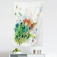 thumbnail image 1 of Watercolor Tapestry, Floral Jungle Foliage Summer Design Butterfly Dragonfly Herbs Fresh Leafage, Fabric Wall Hanging Decor for Bedroom Living Room Dorm, 5 Sizes, Multicolor, by Ambesonne, 1 of 1