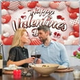thumbnail image 3 of zhangmingg Happy Valentine's Day Party Decoration Banner Curtain for Festive Celebration and, 3 of 4