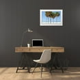 thumbnail image 3 of DeNardo, Laura 24x17 White Modern Wood Framed Museum Art Print Titled - Coastal Palms I, 3 of 4
