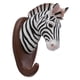 thumbnail image 2 of Perchero de pared con cabeza de animal 3D decorativo creativo para niños Cebra, 2 of 9