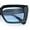 Black - Blue, variant on Retro Hipster Thick Beveled Frame Horn Rim Square Rectangle Sunglasses Black - Beige