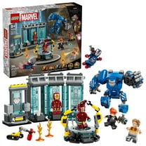 LEGO Marvel Iron Man’s Laboratory: Hall of Armor Building Toy - Marvel Superhero Toy for Kids, Boys and Girls, Ages 8  - with Minifigures and a Mech - Gift Idea for Birthdays - 76315