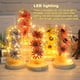 thumbnail image 4 of Yuarrent Flor artificial Luz LED Blanco cálido Botella decorativa Lámpara de girasol seco Regalo de cumpleaños Decoración artesanal Flores artificiales, 4 of 6